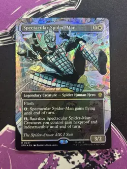 Spectacular Spider-Man (0237) (Borderless) (Textured Foil) Marvel's Spider-Man - Image 1