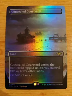 Concealed Courtyard - 302 (Outlaws of Thunder Junction) - NM - Foil - Image 1