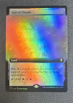 Sea of Clouds (Extended Art) Commander Legends Battle for Baldur's Gate Foil MTG - Image 1