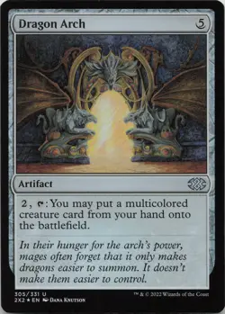 Dragon Arch - FOIL - U Double Masters 2022 305 - MTG - Image 1