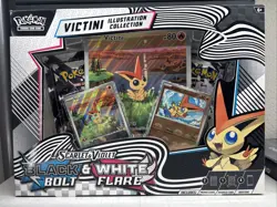 Pokemon TCG Scarlet & Violet Black Bolt & White Flare Victini Illustration Box!! - Image 1