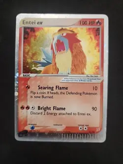 Entei EX 91/95 Team Magma vs Team Aqua Holo 2004 Pokemon Vintage - Image 1