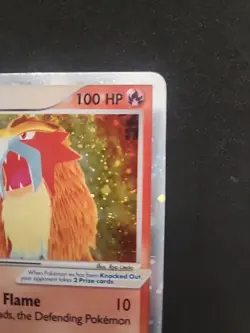 Entei EX 91/95 Team Magma vs Team Aqua Holo 2004 Pokemon Vintage - Image 3