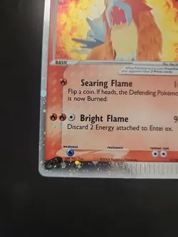 Entei EX 91/95 Team Magma vs Team Aqua Holo 2004 Pokemon Vintage - Image 5
