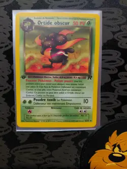 Pokemon Card ORTIDE OBSCUR ( Dark Gloom )36/82 TEAM ROCKET EDITION FRENCH NM - Image 1