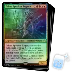 FOIL PRIME SPEAKER ZEGANA X4 Ravnica Remastered Magic MTG MINT CARD - Image 1