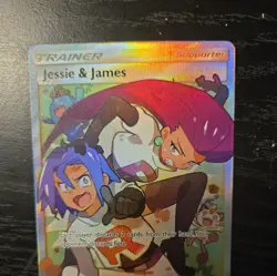 Pokemon TCG Jesse And James Full Art Trainer Card 68/68 Hidden Fates NM - Image 2