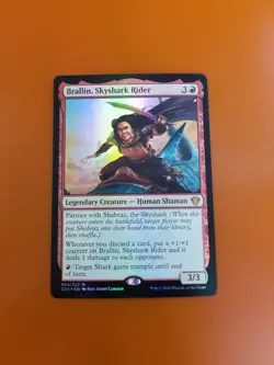 1x Brallin, Skyshark Rider | FOIL | Commander 2020 | MTG Magic Cards - Image 3
