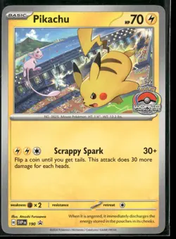 Pikachu - Promo SV: Scarlet & Violet Promo Cards 190 NM - Image 1