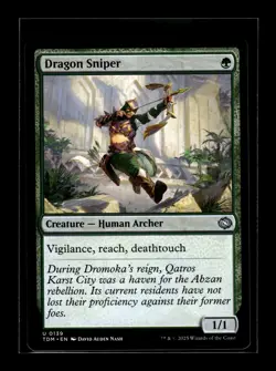 DRAGON SNIPER Tarkir Dragonstorm #139 TDM(NM+)(MTG) - Image 1