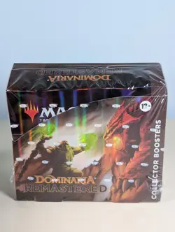 MTG Dominaria Remastered Collector Booster Box New Sealed Magic the Gathering - Image 1