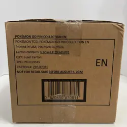 Pokemon GO Pin Collection Display Box CASE Charmander Squirtle Bulbasaur SEALED! - Image 1