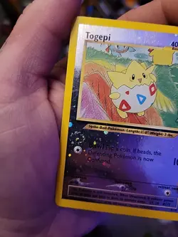 Pokemon TCG Togepi 4/18 Southern Islands Reverse Holo SWIRL - LP NICE - Image 3