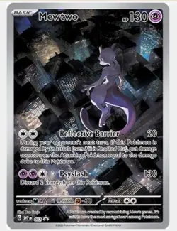 MEWTWO - SVP 052 Pokemon TCG Scarlet Violet 151 Black Star Promo Full Art - Image 1