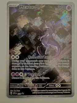 MEWTWO - SVP 052 Pokemon TCG Scarlet Violet 151 Black Star Promo Full Art - Image 2