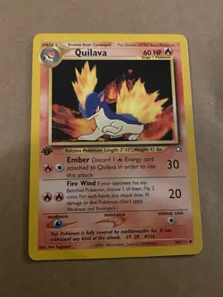 Quilava 46/111 1st Edition Neo Genesis Pokemon TCG (HP) - Image 1