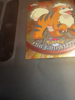 2000 Topps Chrome Pokemon TV Animation Series Growlithe - Image 2