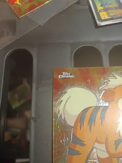 2000 Topps Chrome Pokemon TV Animation Series Growlithe - Image 3