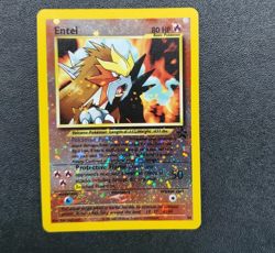 Pokemon TCG Wizards Black Star Promo - Entei Reverse Holo 34 - MP - Image 1