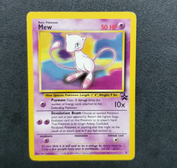 Pokemon TCG Wizards Black Star Promo - Mew 8 LP Played - Image 1