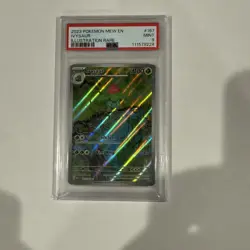 POKEMON 2023 Mew En 151 IVYSAUR Illustration Rare #167 PSA 9 Mint RARE - Image 1