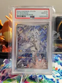 Pokemon TCG N's Reshiram 167/159 Journey Together Holo IR PSA 10 Ships Fast!🔥🔥 - Image 1
