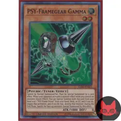 Yugioh PSY-Framegear Gamma EXFO-ENSE3 Super Rare NM - Image 1