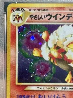 SWIRL! PSA 9 Light Arcanine JPN Holo #59 2001 Neo Destiny Pokemon Card Vintage - Image 2