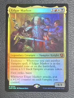 Edgar Markov Innistrad Remastered Foil MTG NM Magic Card - Image 1
