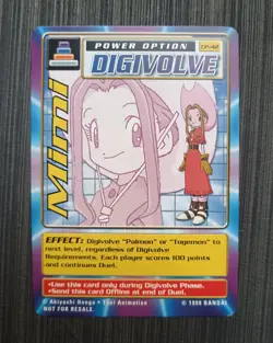 Mimi CP-42 Cereal Promo 1999 Bandai Digimon Excellent Condition Vintage Card - Image 1