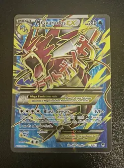 Mega Gyarados EX Full Art Holo Pokemon Card XY Breakpoint 115/122 - Image 1