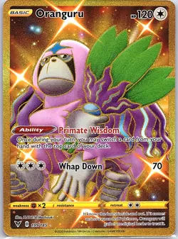 Oranguru 199/185 SWSH04: Vivid Voltage - Pokemon Card - NM - Image 1
