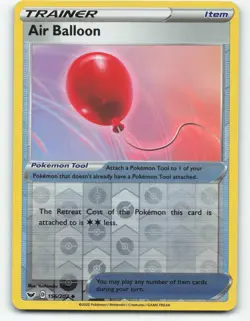 Air Balloon 156/202 reverse holo Pokemon card - Image 1