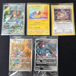 Pokemon Sealed +open Promo Card Lot Charmander 044 Pikachu SM108 Mimikyu 075 + - Image 1