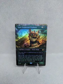 MTG Loot, Exuberant Explorer Borderless Foil Foundations Magic The Gathering - Image 1