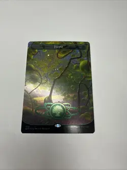 Forest (490) (Borderless) (Galaxy Foil) Unfinity Foil - Image 1