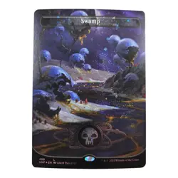 Swamp #488 Foil Swamp Borderless Galaxy Foil MTG 2022 Unfinity (UNF) - Image 1