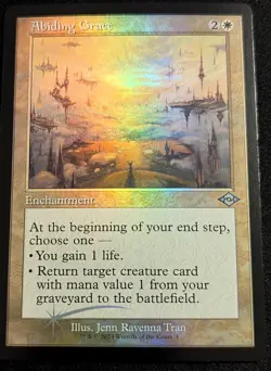 MTG - Abiding Grace RETRO FRAME FOIL - Modern Horizons 3 - Pack Fresh!! - Image 1