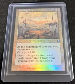 MTG - Abiding Grace RETRO FRAME FOIL - Modern Horizons 3 - Pack Fresh!! - Image 2