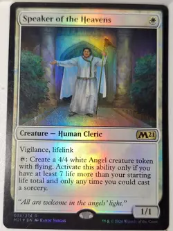 Speaker of the Heavens - FOIL -2021 Core Set M21 - Magic the Gathering MTG Nice! - Image 1