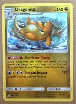 Dragonite 151/236 - Unified Minds - Cracked Ice Holo - Pokemon TCG - NM - Image 1