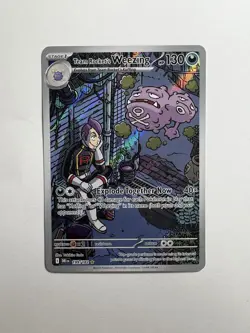 Team Rocket's Weezing - 199/182 Destined Rivals Illustration Rare Pokemon - Image 1
