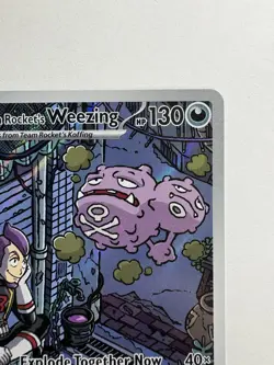 Team Rocket's Weezing - 199/182 Destined Rivals Illustration Rare Pokemon - Image 3