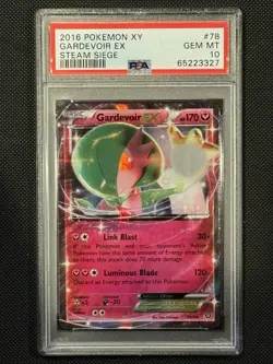 PSA 10 - 2016 Pokemon XY Steam Siege Gardevoir EX 78/114 Gem Mint - Image 1