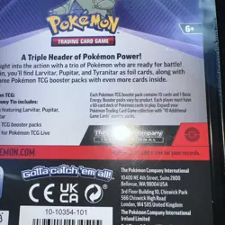 Pokemon TCG: Tyranitar Triple Whammy Collectors Tin - Factory Sealed!!!⭐⭐⭐ - Image 4