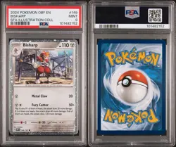 2024 POKEMON OBSIDIAN FLAMES #149 BISHARP PSA 9 COSMOS HOLO OBF EN PROMO - Image 3
