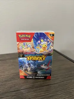 🔥 SV Pokemon Surging Sparks Booster Bundle ⚡ 6 Packs 💎 Sealed & Ships FAST ✅ - Image 1
