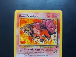 Pokemon - Brock's Vulpix 37/132 W Stamped Promo - Image 2