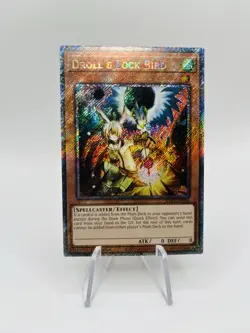 Droll & Lock Bird 1st Edition Platinum Secret Rare RA02-EN006 Yugioh Tcg - Image 1
