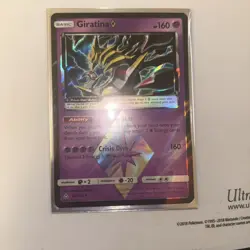 Pokemon Giratina TCG Card 58/156 Prism Star Rare SM Ultra Prism NM Condition - Image 1